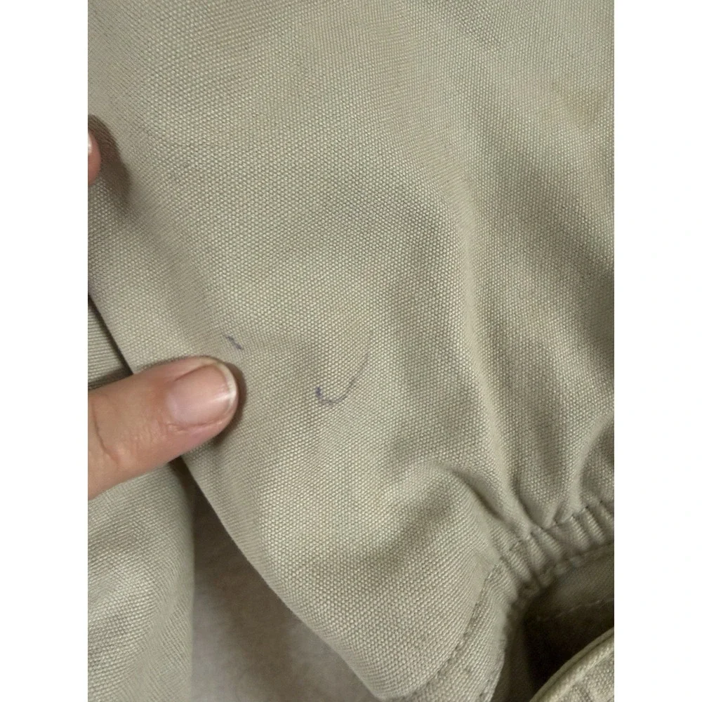 Vtg J Crew Heritage Barn Jacket Chore Wool Lined‎ Tan Size 2XL  Just Dry Cleaned